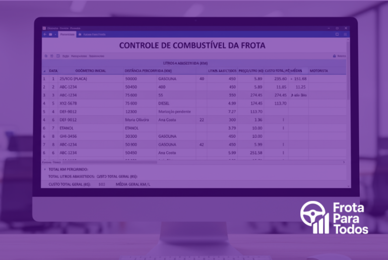Planilha para Controle de Combustível Gratuita: Reduza Custos
