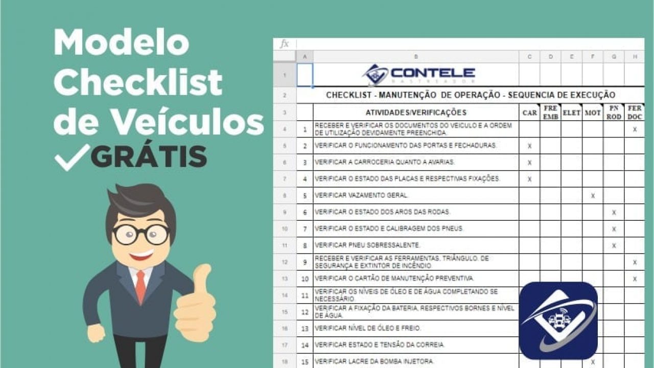 Exemplo De Checklist De Manutenção Preventiva Novo Exemplo 9763